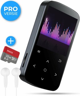 MP3 speler - Nuvance PRO - Bluetooth 5.0 inclusief 32 GB SD kaart