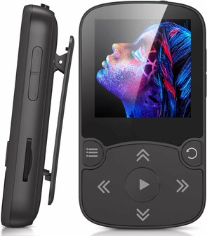 MP3 speler - Agptek - Bluetooth - 32GB Zwart