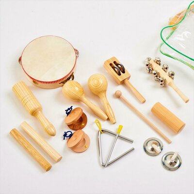 Muziekinstrument - Percussie set - 16 instrumenten